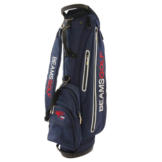 BEAMS ビームス BEAMS GOLF ビームス ゴルフ キャディ バッグ ネイビー系【中古】