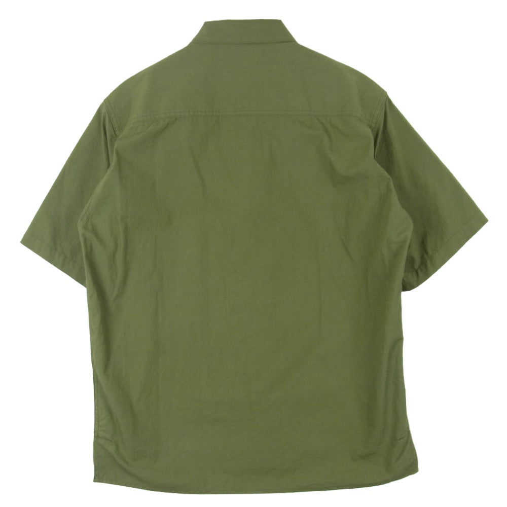 nonnative ノンネイティブ NN-S4214 RANCHER S/S SHIRT COTTON RIPSTOP リップストップ 半袖 シャツ グリーン系 2【中古】