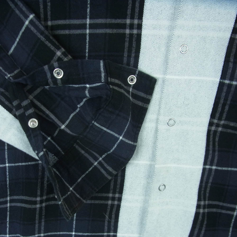 SEQUEL LINE CHECK SHIRT シークエル チェックシャツ M