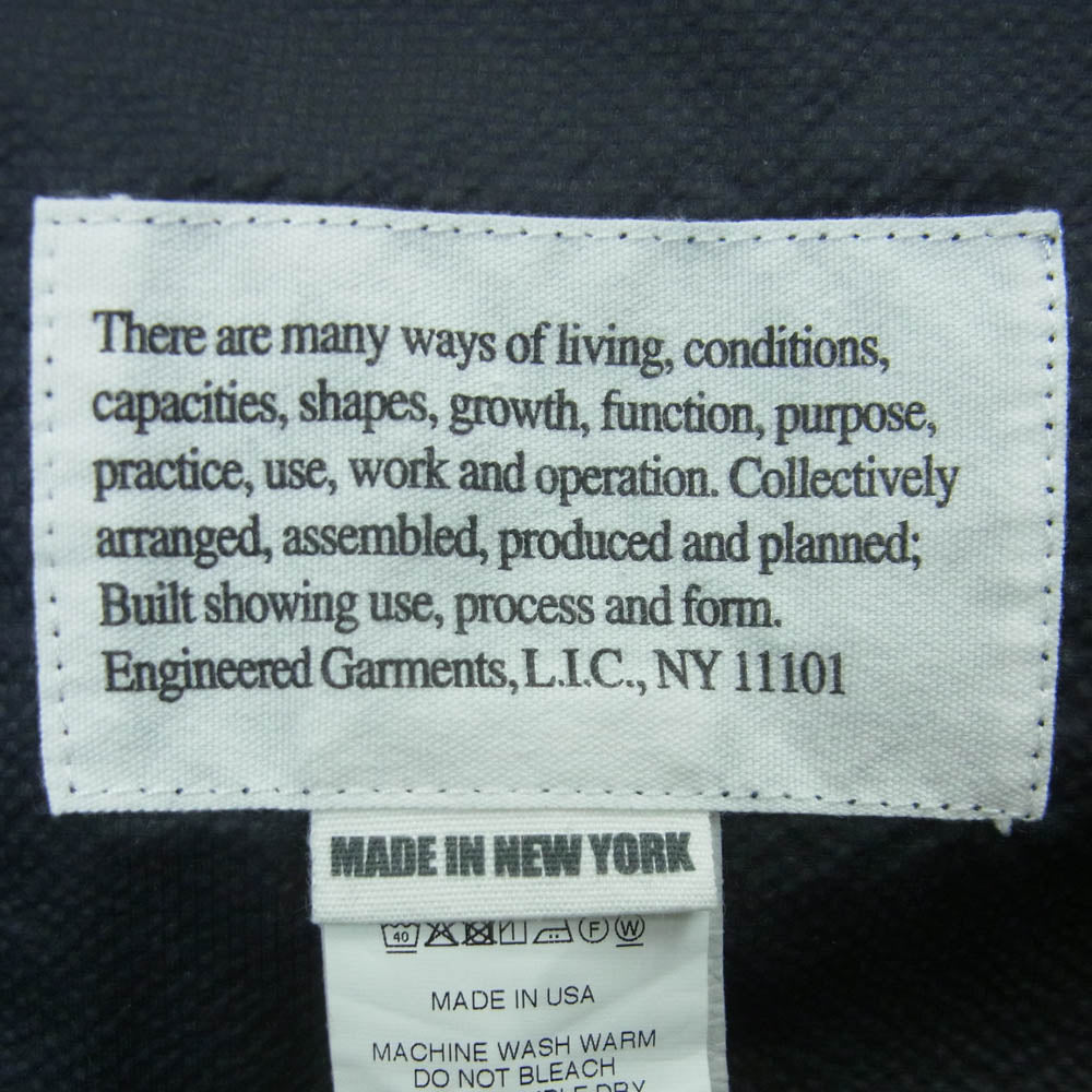 Engineered Garments エンジニアードガーメンツ PC Poplin Field Vest ポプリン フィールド ベスト ダークネイビー系 S【中古】