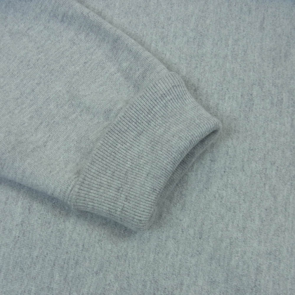 READY MADE レディメイド 23AW RE-CO-GY-00-00-245 Destruction is aiso creation smile hoodie スマイル刺繍 バックロゴ プリント フーディ パーカー グレー系 XL【中古】