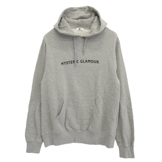 HYSTERIC GLAMOUR ヒステリックグラマー 20AW 02203CF11 GUITAR GIRL ギターガール プルオーバー ロゴプリント バックプリント グレー系 L【中古】