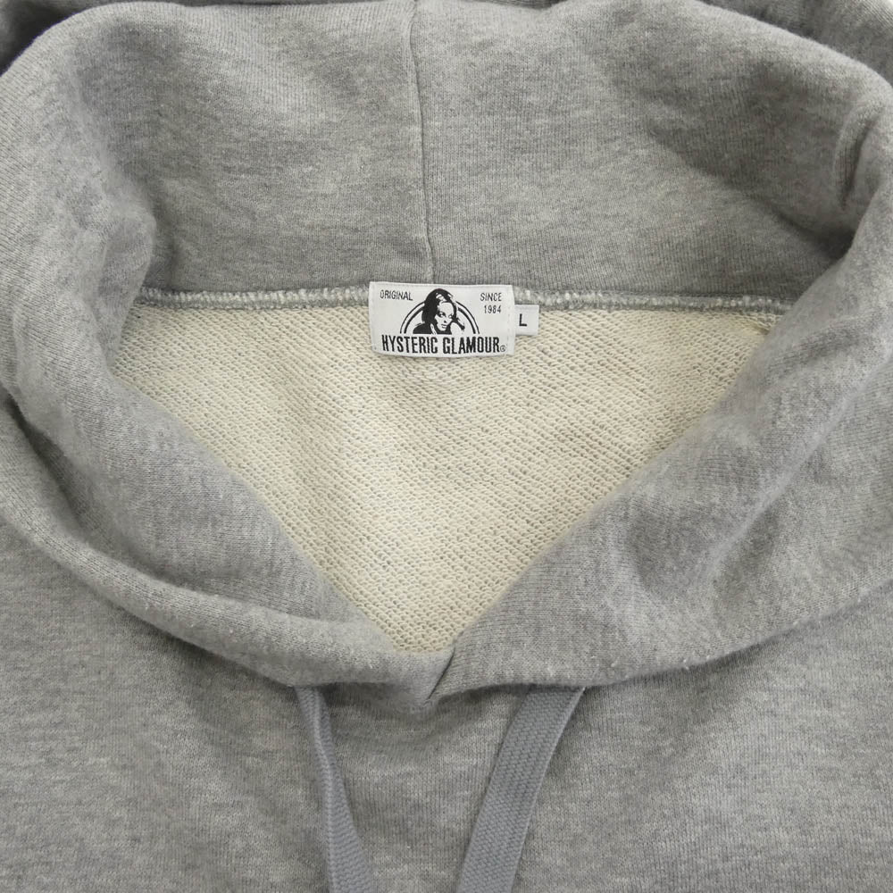 HYSTERIC GLAMOUR ヒステリックグラマー 20AW 02203CF11 GUITAR GIRL ギターガール プルオーバー ロゴプリント バックプリント グレー系 L【中古】