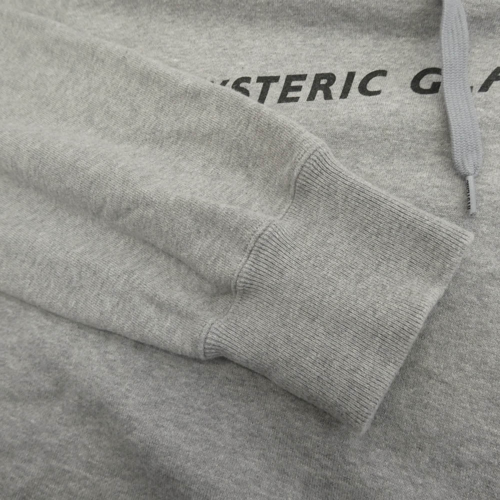 HYSTERIC GLAMOUR ヒステリックグラマー 20AW 02203CF11 GUITAR GIRL ギターガール プルオーバー ロゴプリント バックプリント グレー系 L【中古】