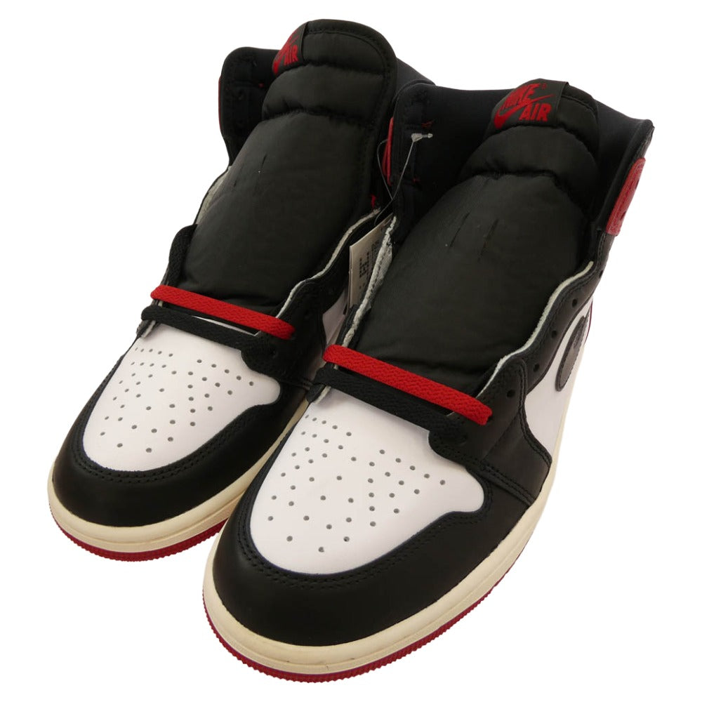 NIKE ナイキ DZ5485-106 Air Jordan 1 Retro High OG Black Toe Reimagined AJ1 エアジョーダン1 レトロ ハイカットスニーカー ブラック系 レッド系 27.5cm【新古品】【未使用】【中古】