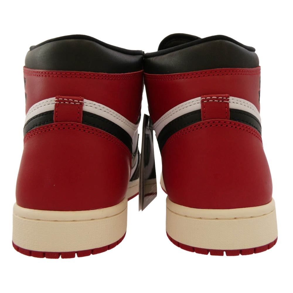 NIKE ナイキ DZ5485-106 Air Jordan 1 Retro High OG Black Toe Reimagined AJ1 エアジョーダン1 レトロ ハイカットスニーカー ブラック系 レッド系 27.5cm【新古品】【未使用】【中古】