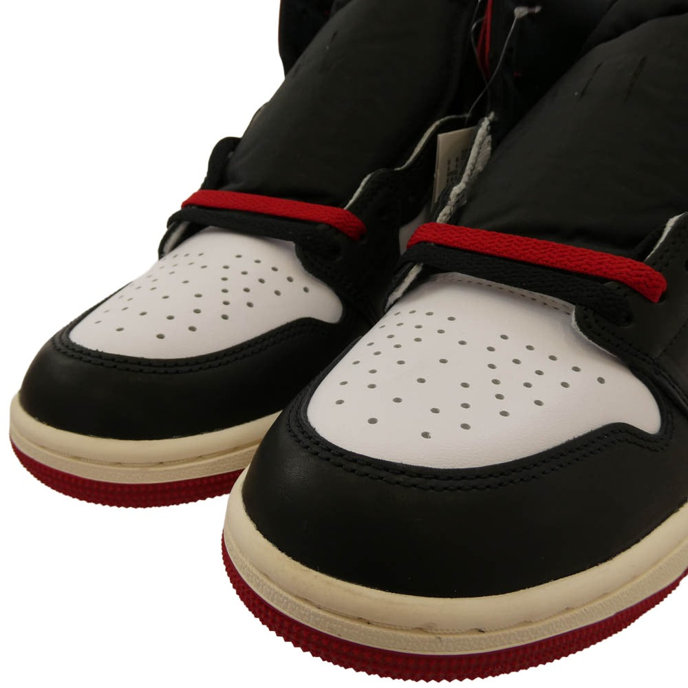 NIKE ナイキ DZ5485-106 Air Jordan 1 Retro High OG Black Toe Reimagined AJ1 エアジョーダン1 レトロ ハイカットスニーカー ブラック系 レッド系 27.5cm【新古品】【未使用】【中古】