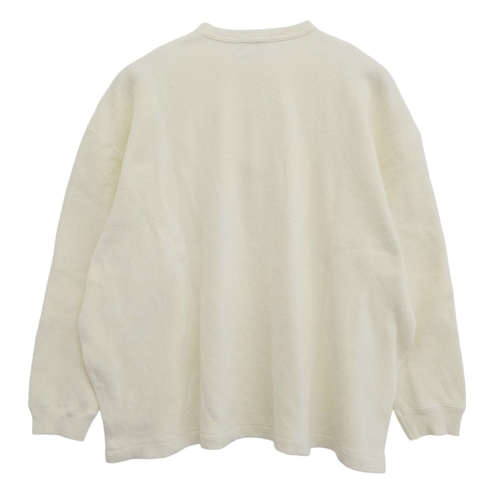 COOTIE クーティー Thermal L/S Tee サーマル ロング スリーブ カットソー ホワイト系 M【中古】