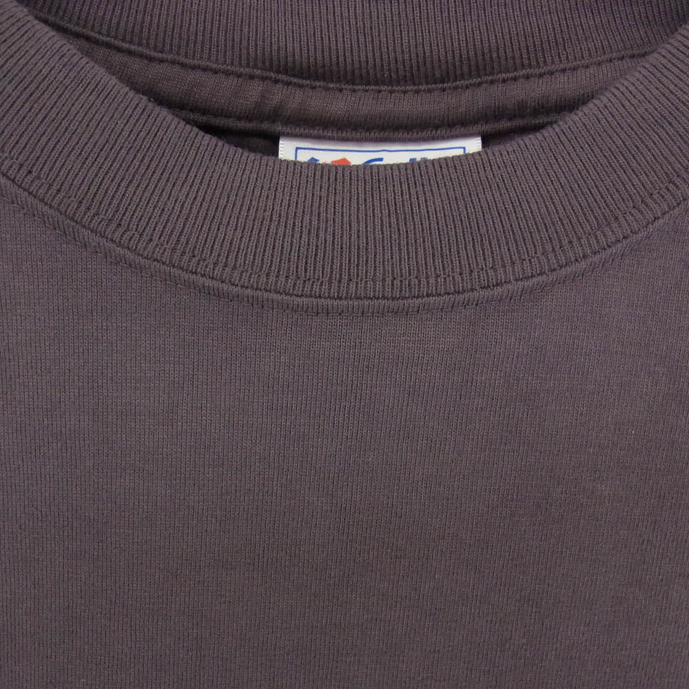 STANDARD CALIFORNIA スタンダードカリフォルニア D HEAVYWEIGHT MODERN TWIST SIGNS LOGO LONG SLEEVE T ロングスリーブ Tシャツ カットソー チャコール系 XL【美品】【中古】