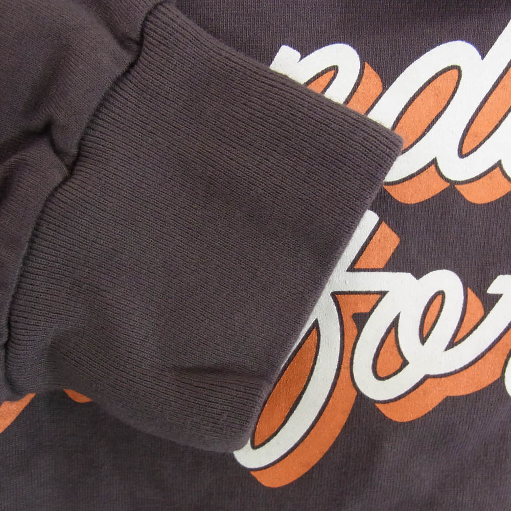 STANDARD CALIFORNIA スタンダードカリフォルニア D HEAVYWEIGHT MODERN TWIST SIGNS LOGO LONG SLEEVE T ロングスリーブ Tシャツ カットソー チャコール系 XL【美品】【中古】