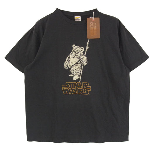 STANDARD CALIFORNIA スタンダードカリフォルニア STAR WARS×SD EWOK T 半袖 Tシャツ ブラック系 XL【中古】