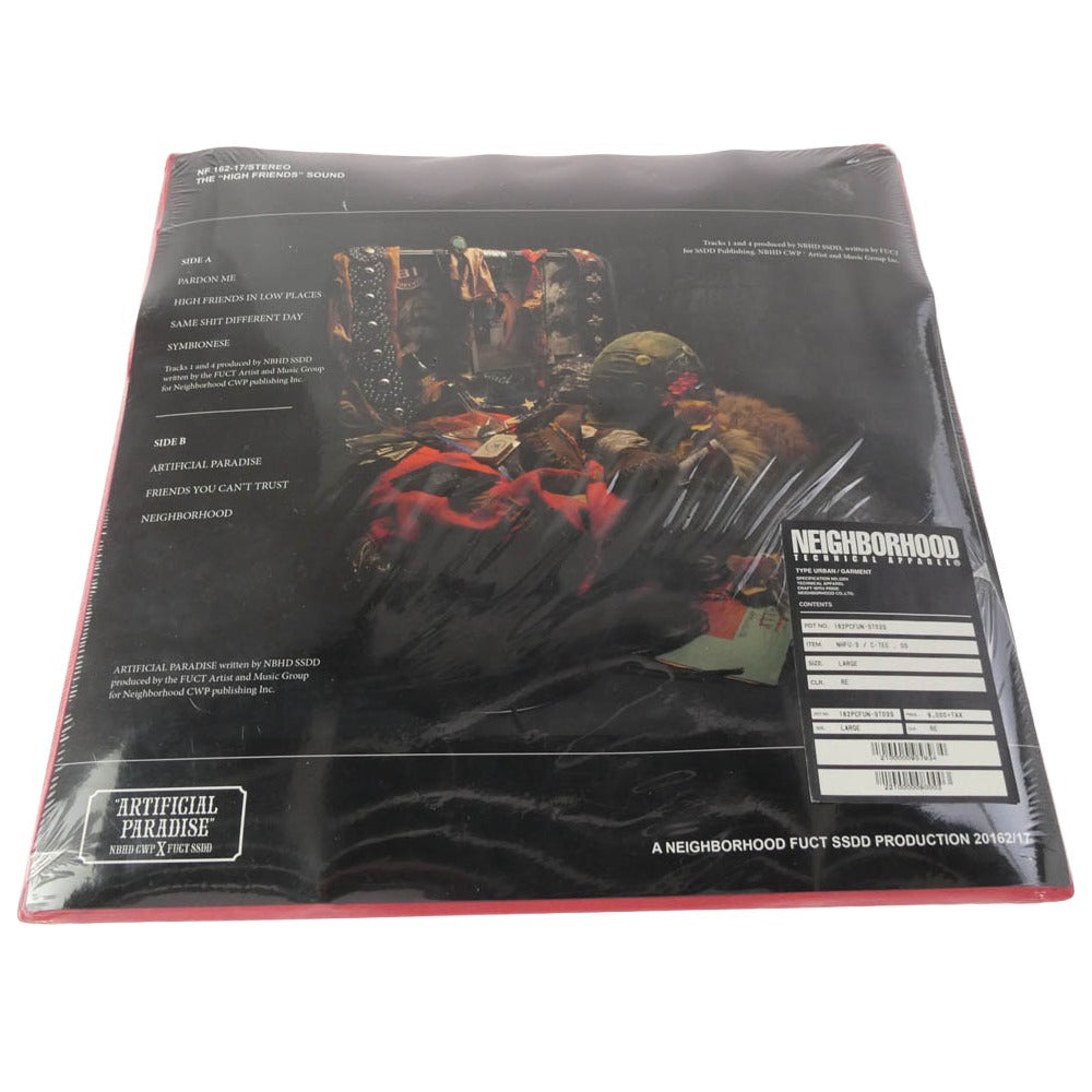 NEIGHBORHOOD ネイバーフッド fuct ssdd ファクト 半袖 Tシャツ レッド系 L【新古品】【未使用】【中古】