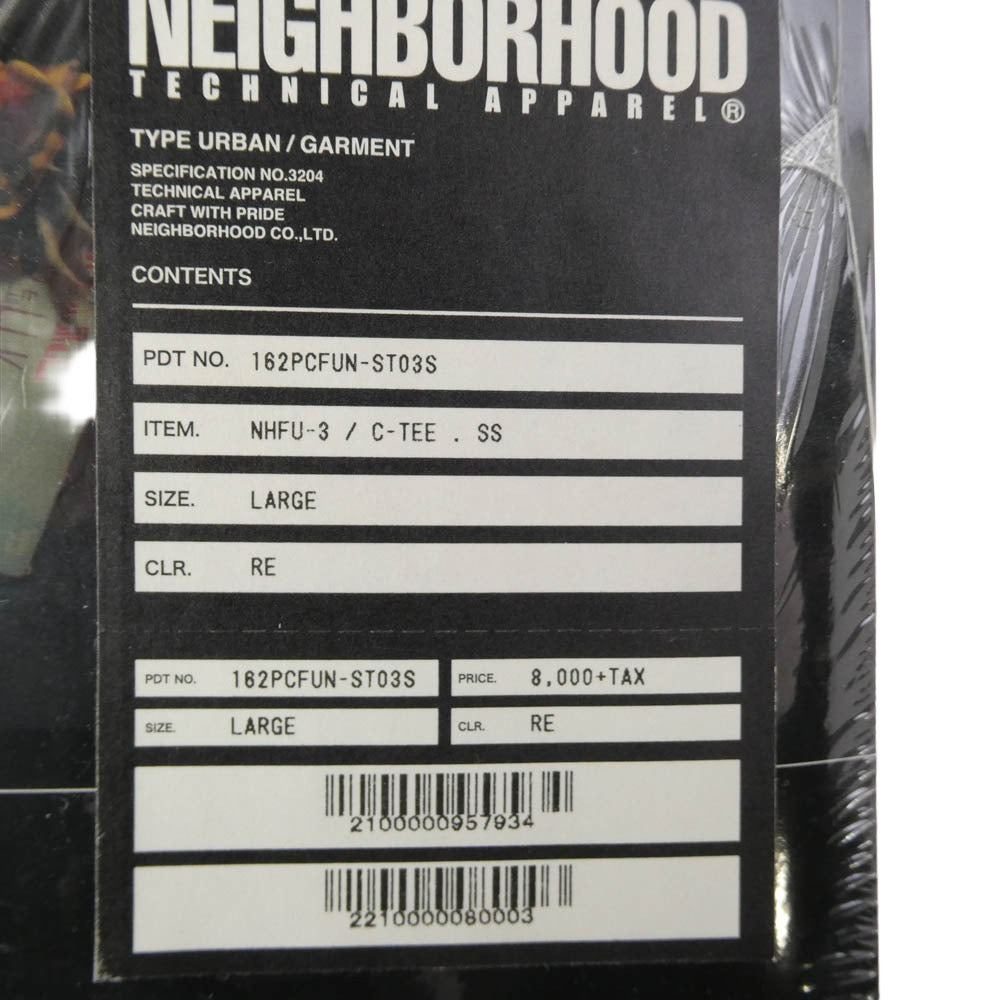 NEIGHBORHOOD ネイバーフッド fuct ssdd ファクト 半袖 Tシャツ レッド系 L【新古品】【未使用】【中古】