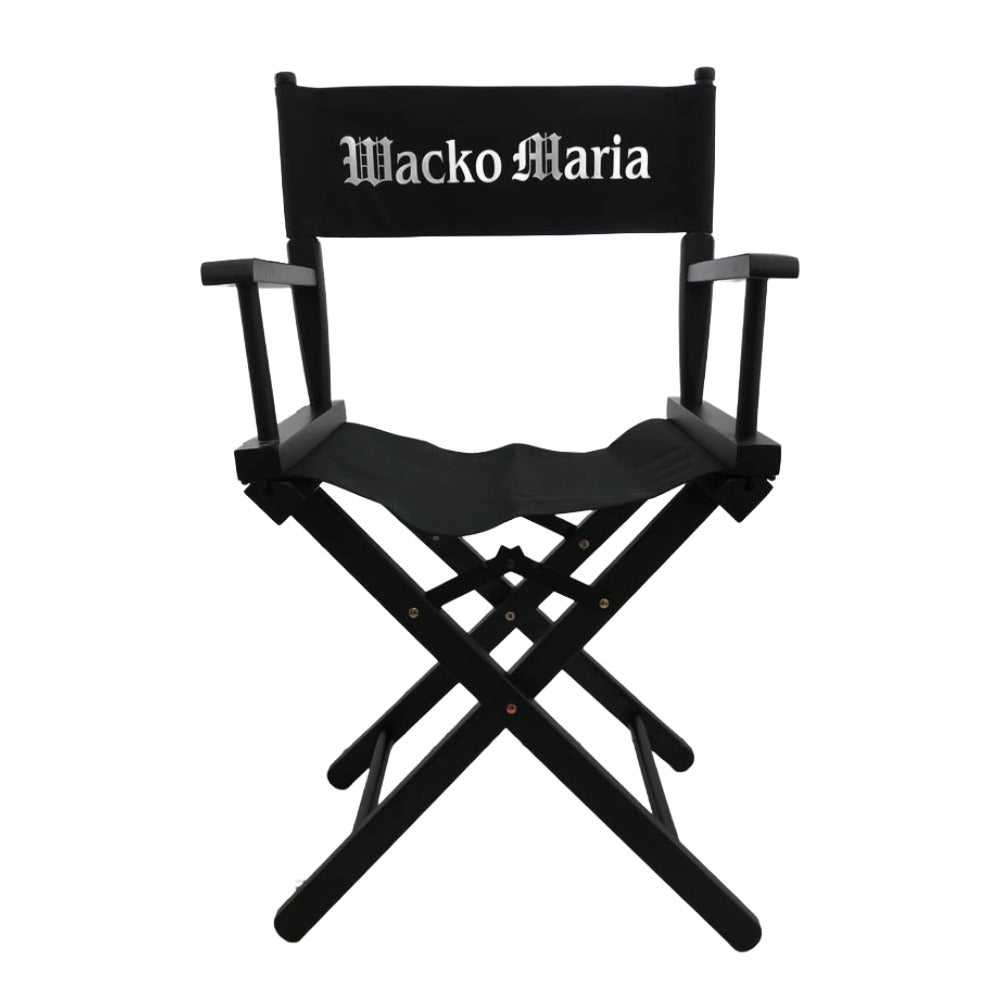 WACKO MARIA ワコマリア 23aw 23FW-WMA-GG10 DIRECTOR'S CHAIR ディレクター チェア 椅子 ブラック系【美品】【中古】