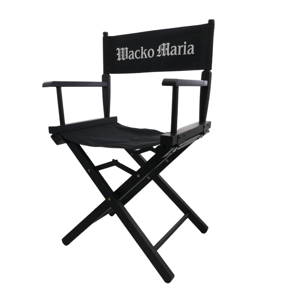 WACKO MARIA ワコマリア 23aw 23FW-WMA-GG10 DIRECTOR'S CHAIR ディレクター チェア 椅子 ブラック系【美品】【中古】