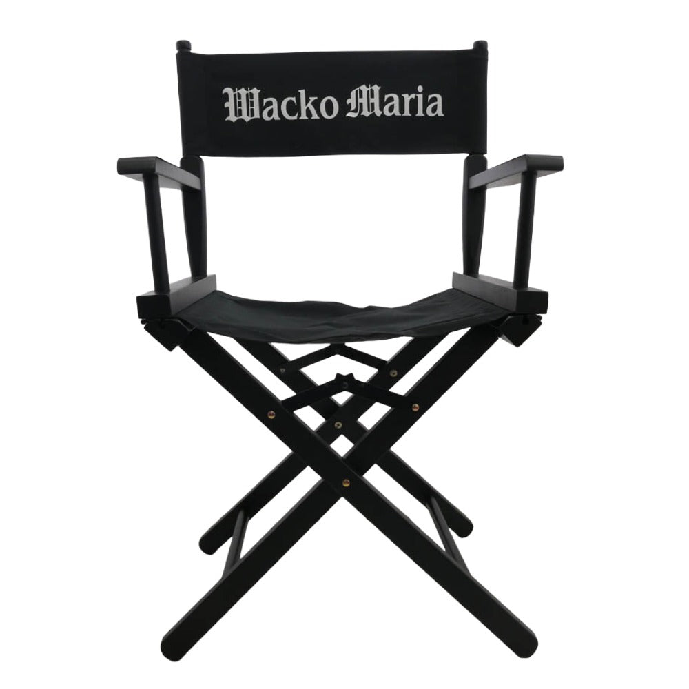 WACKO MARIA ワコマリア 23aw 23FW-WMA-GG10 DIRECTOR'S CHAIR ディレクター チェア 椅子 ブラック系【美品】【中古】