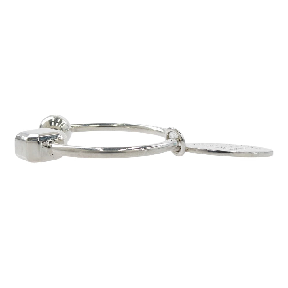 TIFFANY&Co. ティファニー オーバル タグ スクリューボール キーリング シルバー系【中古】