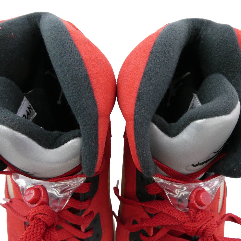NIKE ナイキ DD0587-600 AIR JORDAN 5 TORO BRAVO エアジョーダン 5 トロ ブラボー ハイカット スニーカー レッド系 27.5cm【中古】