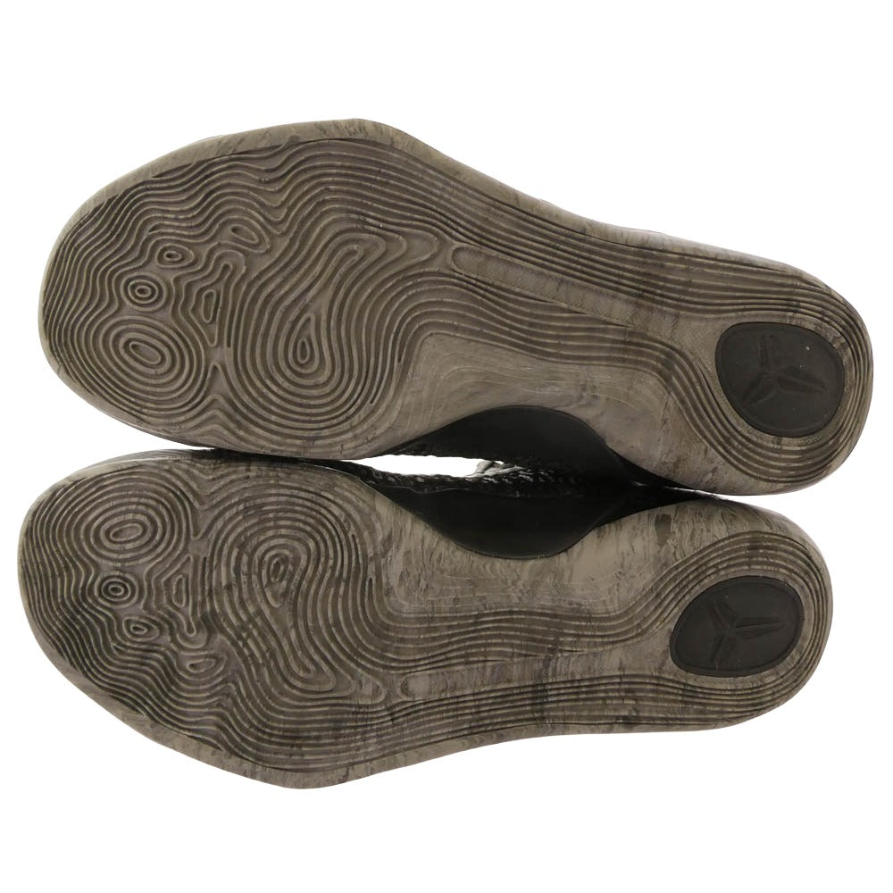 NIKE ナイキ 630847-003 KOBE 9 IX ELITE Details コービー 9 エリート ハイカット スニーカー グレー系 27.5cm【中古】