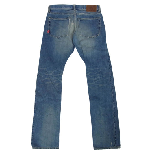 HYSTERIC GLAMOUR ヒステリックグラマー 0241AP14 ROLLING STONES ローリングストーンズ リメイク加工 ダメージ ジーンズ デニムパンツ インディゴブルー系 30【中古】