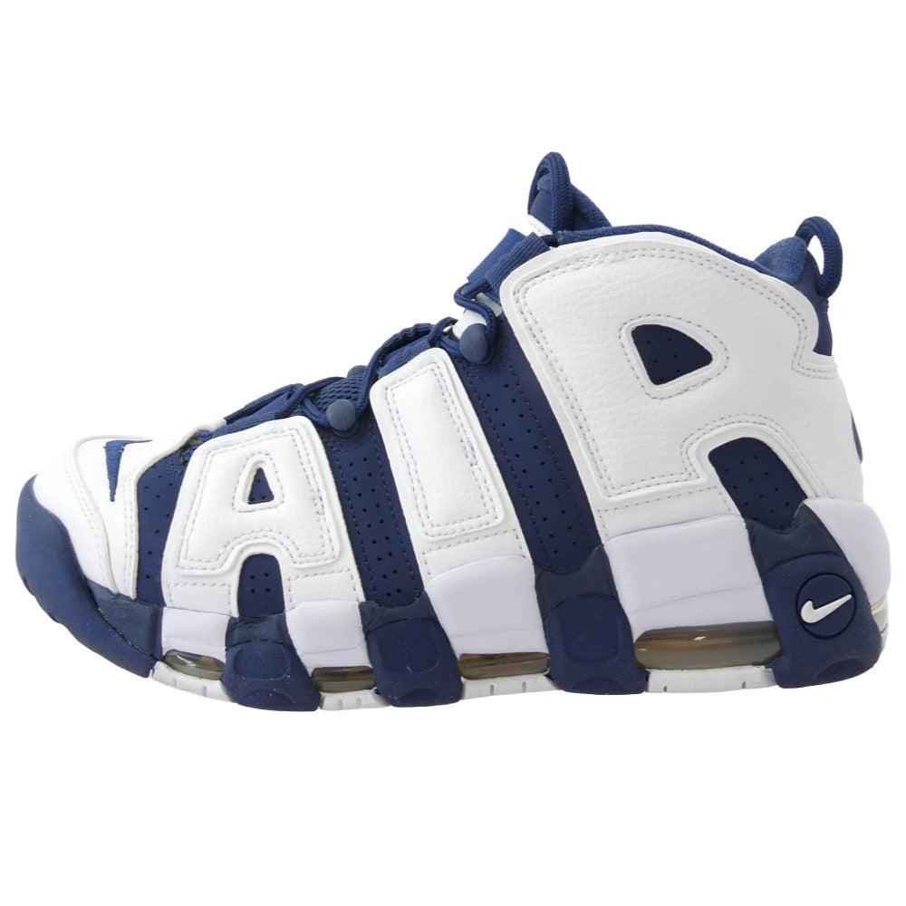 NIKE ナイキ 24SS FQ8182-100 Air More Uptempo 96 Olympic 2024年モデル エア モア アップ テンポ オリンピック ネイビー系 ホワイト系 26.5cm【中古】