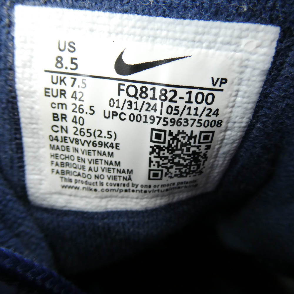NIKE ナイキ 24SS FQ8182-100 Air More Uptempo 96 Olympic 2024年モデル エア モア アップ テンポ オリンピック ネイビー系 ホワイト系 26.5cm【中古】
