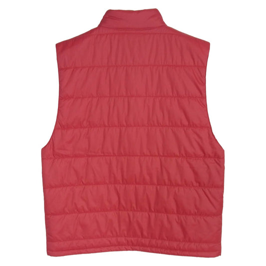 HYSTERIC GLAMOUR ヒステリックグラマー 22AW 02223AV04 HYS GOOD TIMES アップリケ レーシング 中綿 ベスト レッド系 M【美品】【中古】