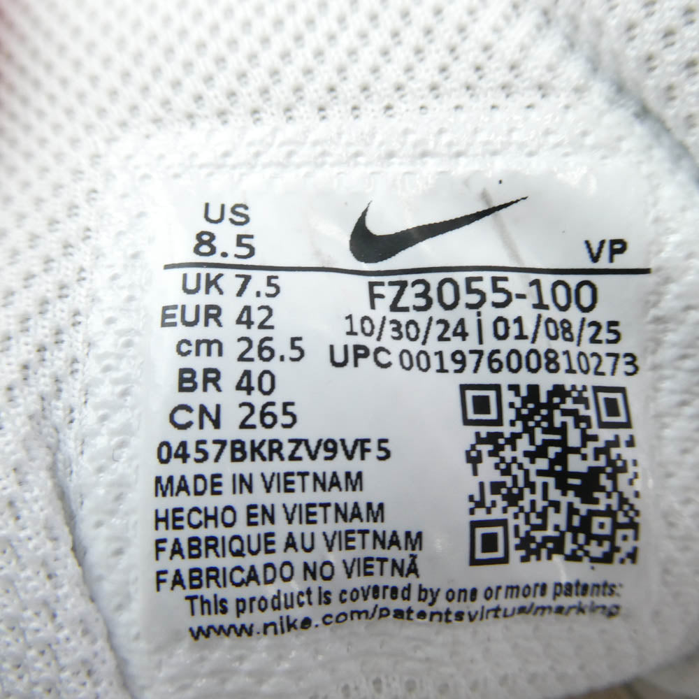 NIKE ナイキ 24AW FZ3055-100 Air More Uptempo Low Triple White エア モア アップ テンポ ロー トリプルホワイト ホワイト系 26.5cm【極上美品】【中古】