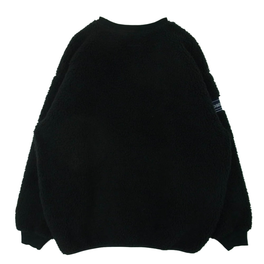 DESCENDANT ディセンダント 24AW 242ATDS-CSM14 HORIZON FLEECE CREW NECK フリース クルーネック トレーナー ブラック系 3【中古】