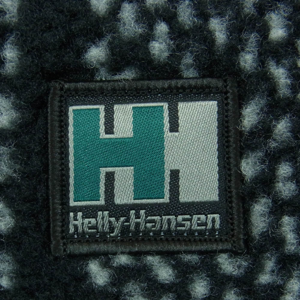 DESCENDANT ディセンダント 24AW HH52451DC HELLY HANSEN ヘリーハンセン SPICOLI HOODED JACKET FIBERPIL ファイバーパイル フーデッド フリース ジャケット ブラック系 グレー系 XL【中古】