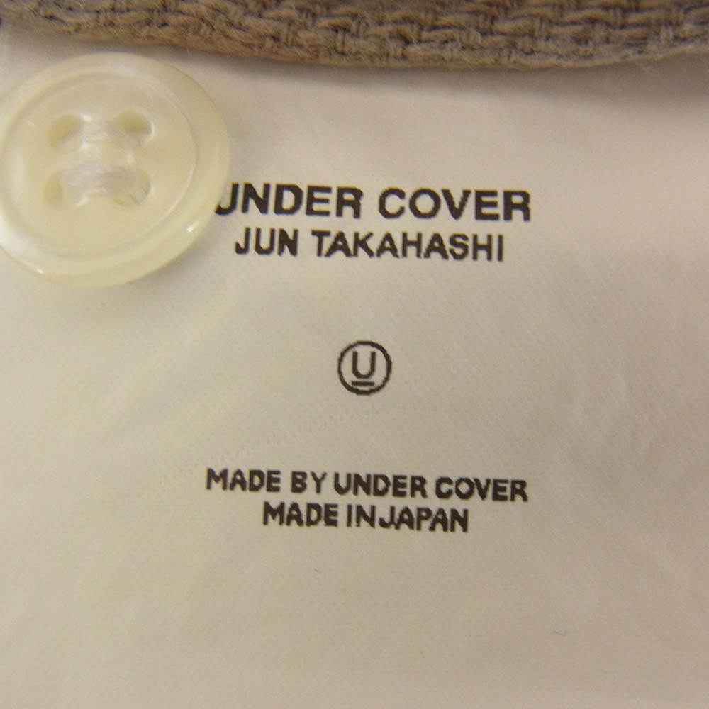 UNDERCOVER アンダーカバー D207 MELTING POT期 ネルシャツ 長袖 シャツ ブラウン系 M【中古】