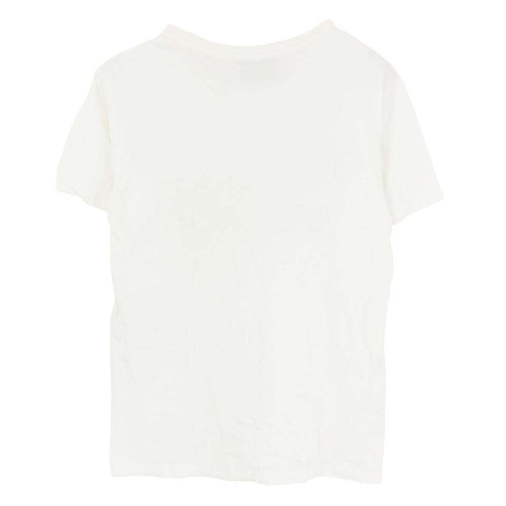 GUCCI グッチ 18SS 493117 X9X99 レオパード パンサー ヴィンテージロゴ プリント ダメージ加工 半袖 Tシャツ ホワイト系 サイズ表記無【中古】
