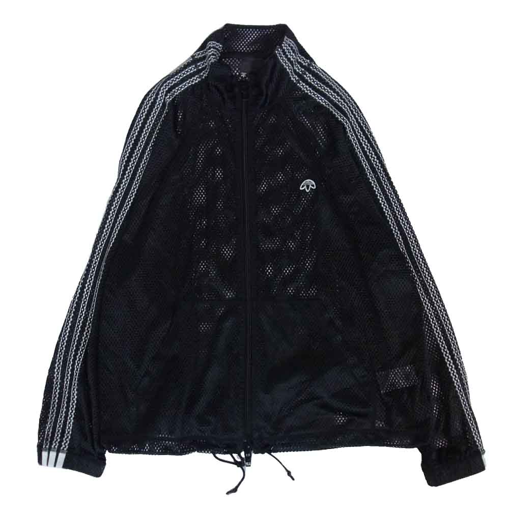 Alexander Wang アレキサンダーワン CV5045 Mesh Track Top メッシュ ジップアップ トラック ジャケット ブルゾン ブラック系【中古】