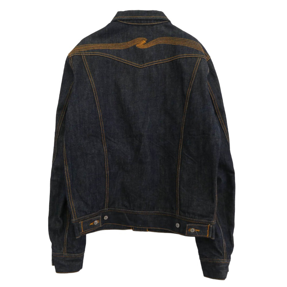 Nudie Jeans ヌーディージーンズ CONNY DRY VARIANT トラッカー デニム ジャケット インディゴブルー系 L【中古】