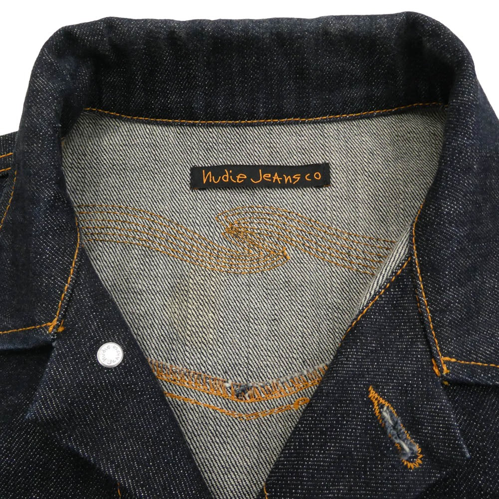 Nudie Jeans ヌーディージーンズ CONNY DRY VARIANT トラッカー デニム ジャケット インディゴブルー系 L【中古】