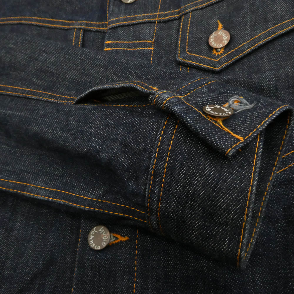 Nudie Jeans ヌーディージーンズ CONNY DRY VARIANT トラッカー デニム ジャケット インディゴブルー系 L【中古】