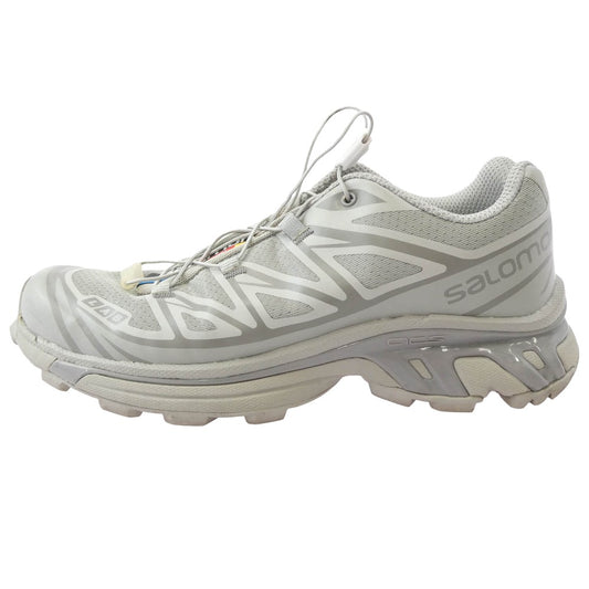 salomon サロモン 474448 XT-6 ローカット スニーカー グレー グレー系 23.5cm【中古】