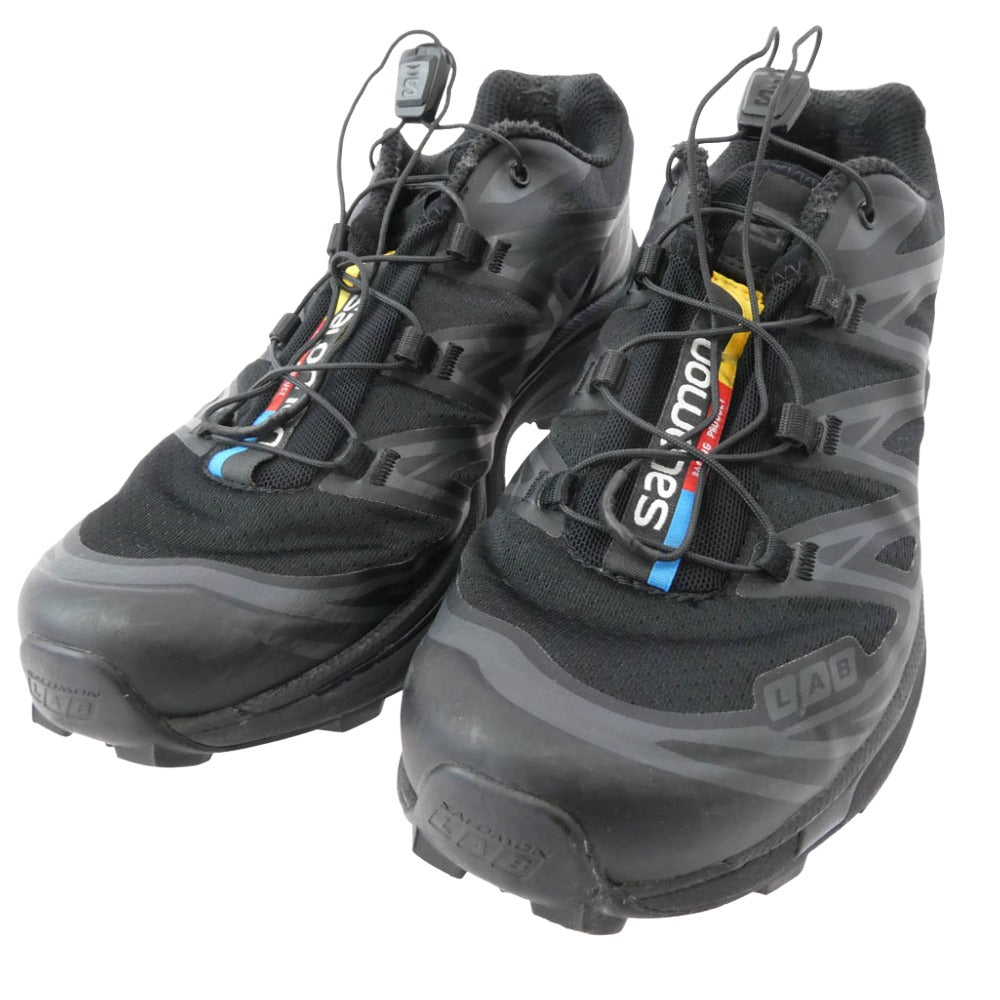salomon サロモン 410866 XT6 シューズ ローカット スニーカー ブラック系 23.5cm【中古】