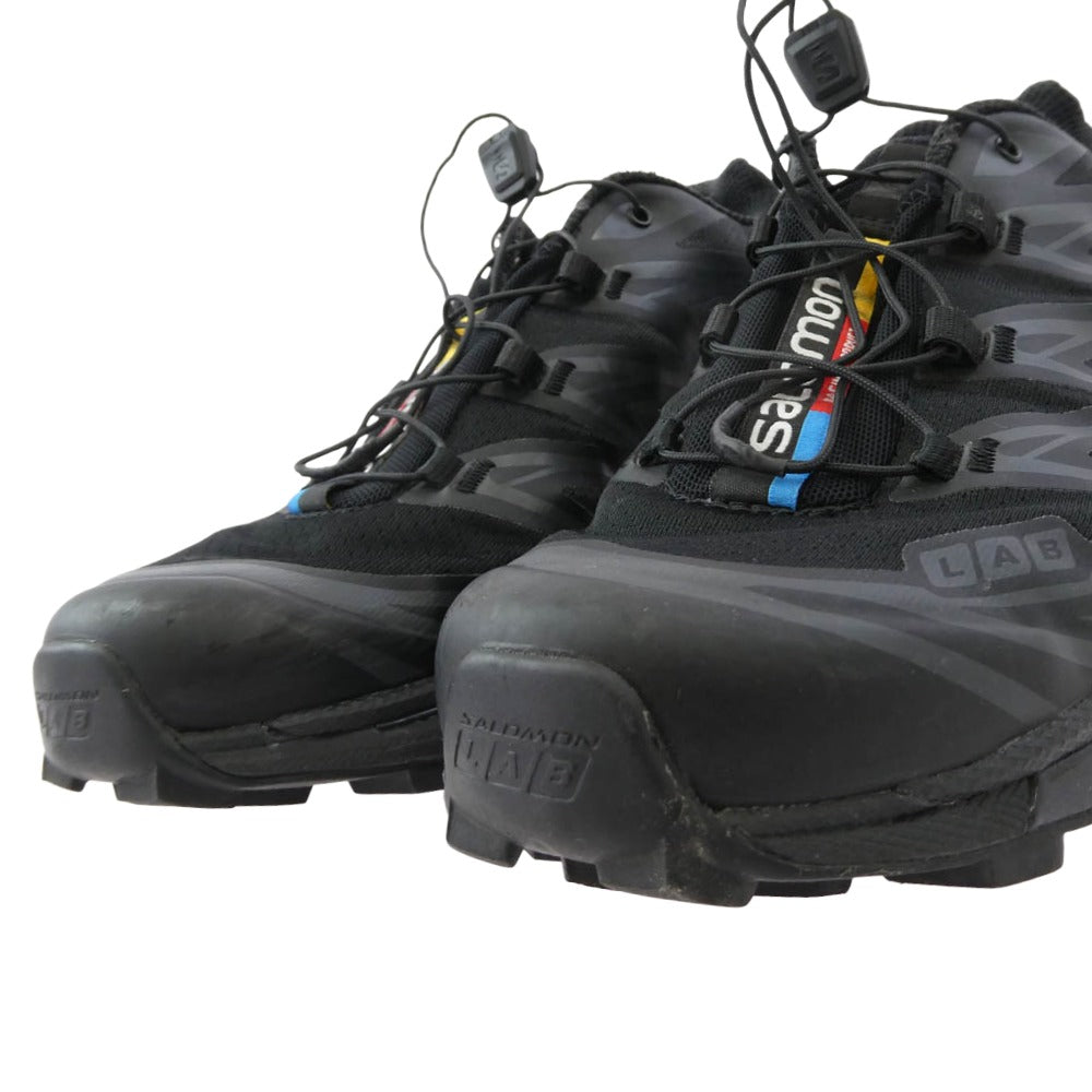 salomon サロモン 410866 XT6 シューズ ローカット スニーカー ブラック系 23.5cm【中古】
