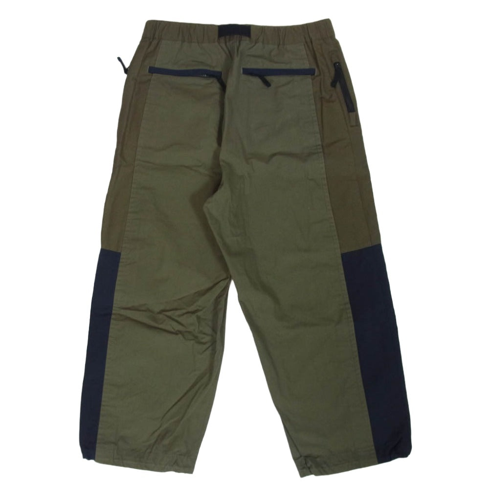 Sacai サカイ 21SS 21-02535M Cotton Oxford Pants コットン オックスフォード ストレートパンツ カーキ系 2【中古】