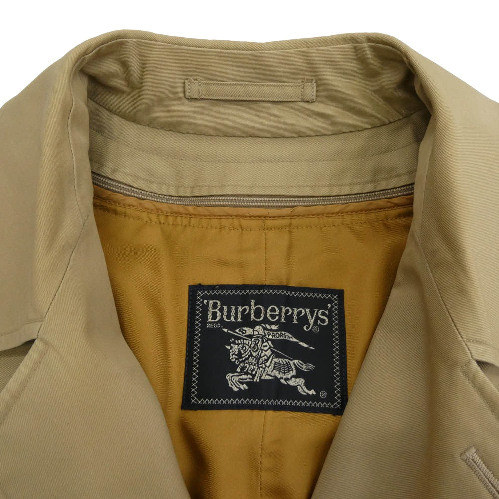 BURBERRY バーバリー 着脱可 ノバチェック ライナー付 ステンカラー コート ベージュ系 90-165【中古】