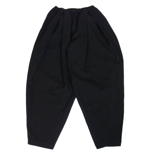 BLACK COMME des GARCONS ブラックコムデギャルソン AD2025 1N-P022 Unisex Pants ワイド イージー ロング パンツ バルーンパンツ ブラック系 XS【中古】