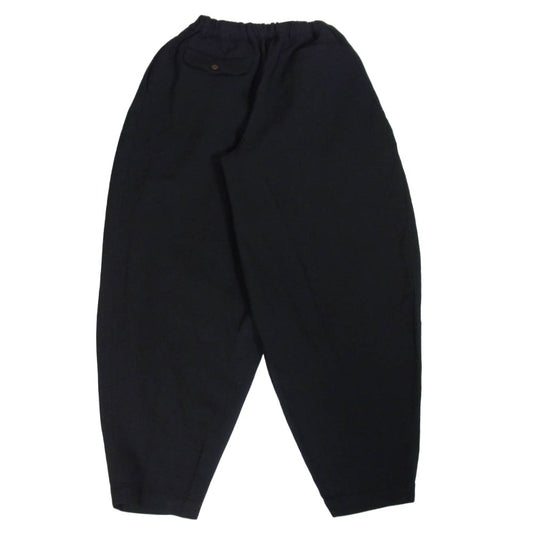 BLACK COMME des GARCONS ブラックコムデギャルソン AD2025 1N-P022 Unisex Pants ワイド イージー ロング パンツ バルーンパンツ ブラック系 XS【中古】