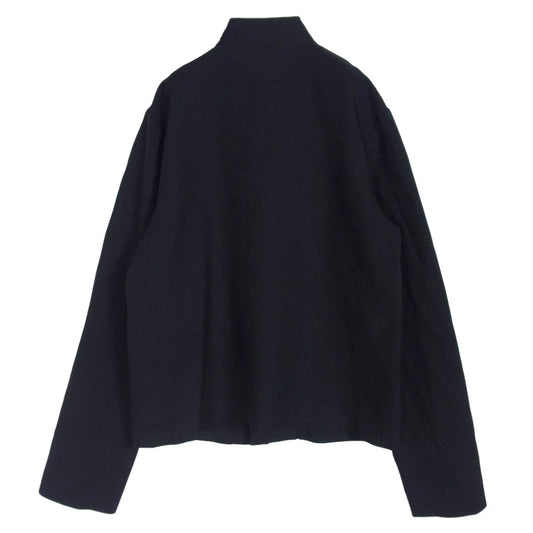 BLACK COMME des GARCONS ブラックコムデギャルソン AD2017 1Z-J004 チャイナ ジャケット ブラック系 S【中古】