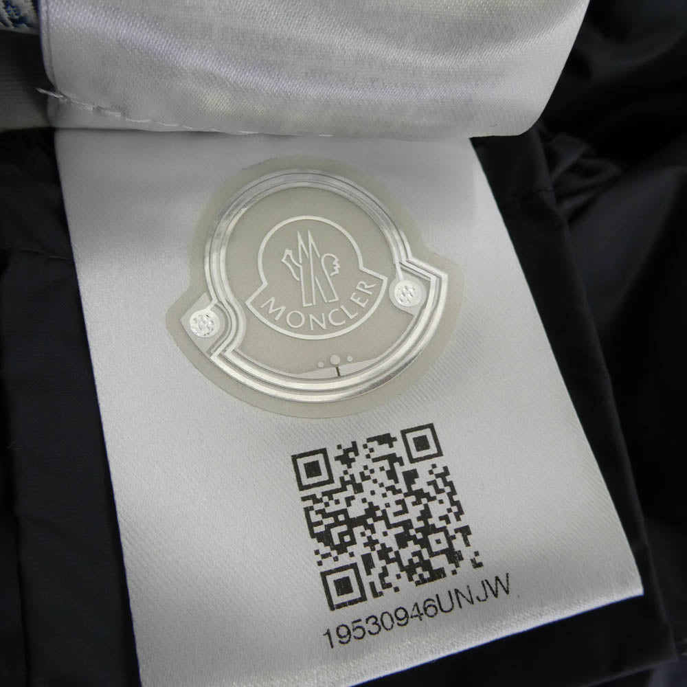 MONCLER モンクレール C10934830399 LIANE リアンヌ ロゴワッペン ダウン ベスト ダークネイビー系 1【中古】