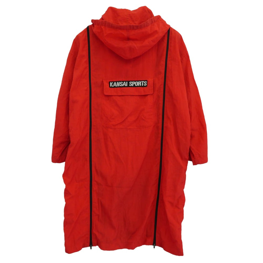 カンサイスポーツ ヴィンテージ オールド アーカイブ ナイロン ジップ ジャケット レッド系 L【中古】