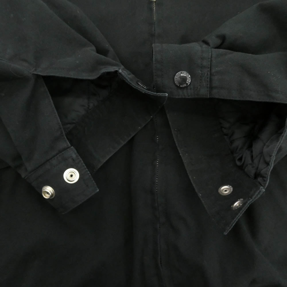 Supreme シュプリーム 23AW Leather Collar Utility Jacket レザーカラー ユーティリティ ジャケット 中綿ジャケット ブラック系 M【中古】