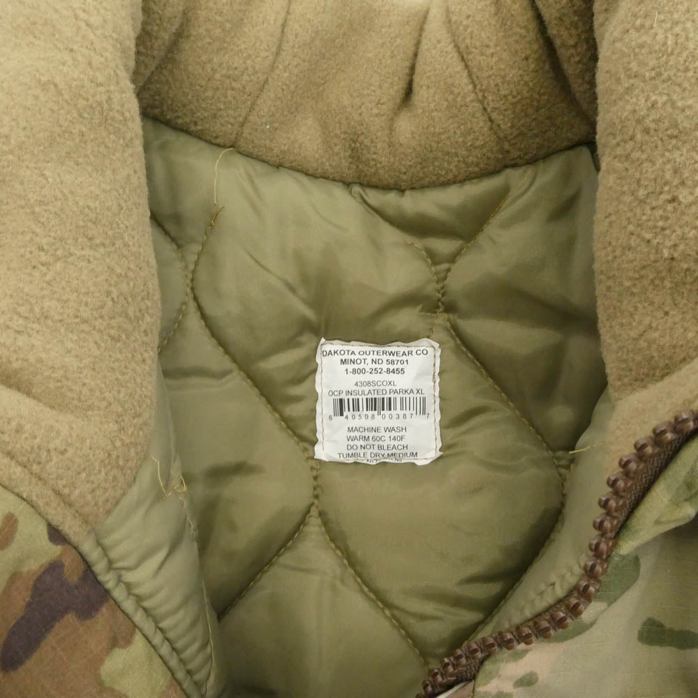 米軍 Dakota Outerwear OCP Insulated Parka 中綿 ジャケット カーキ系