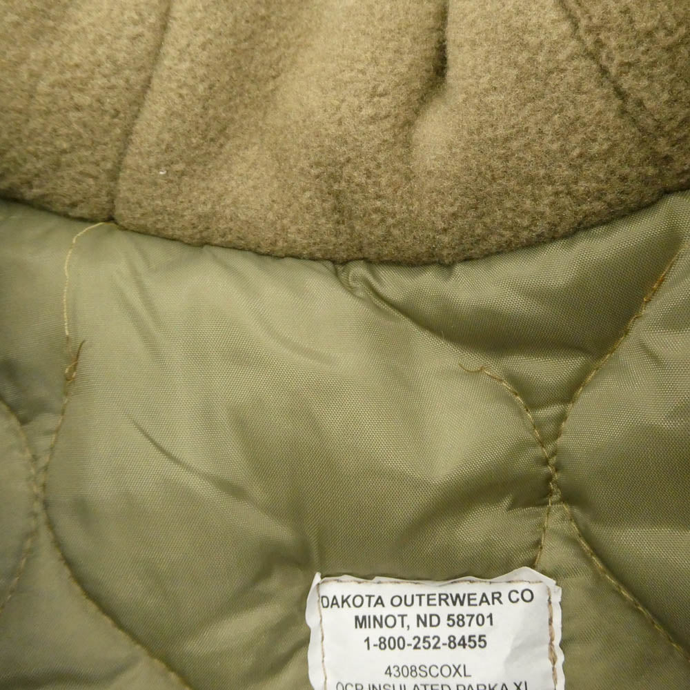 米軍 Dakota Outerwear OCP Insulated Parka 中綿 ジャケット カーキ系 マルチカラー系 XL【極上美品】【中古】