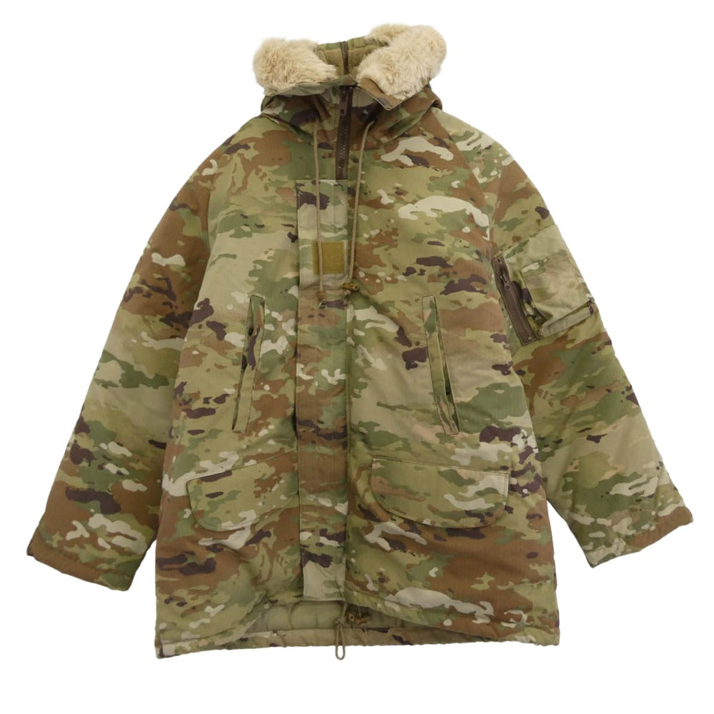 米軍 Dakota Outerwear OCP Insulated Parka 中綿 ジャケット カーキ系 マルチカラー系 XL【極上美品】【中古】